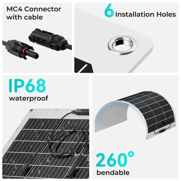 100 watt flexible solar panel 100 watt flexible solar panel